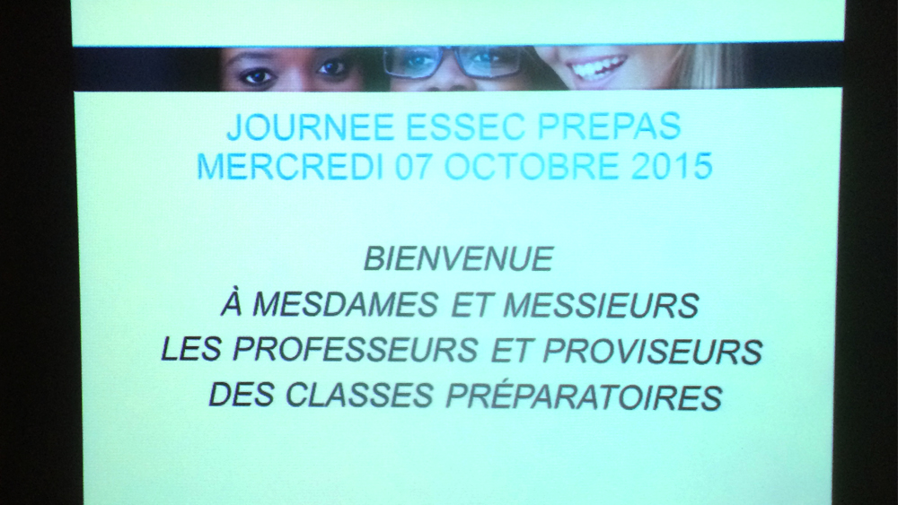 Stanislas Cannes présent à la Journée ESSEC Prépas